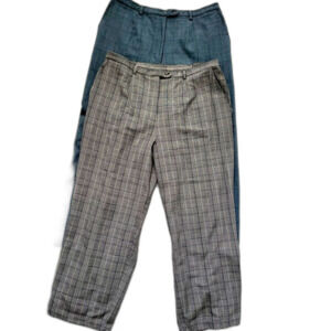 Sag Harbor Women’s Size 16 w Two Pairs Dress Slacks blue grey